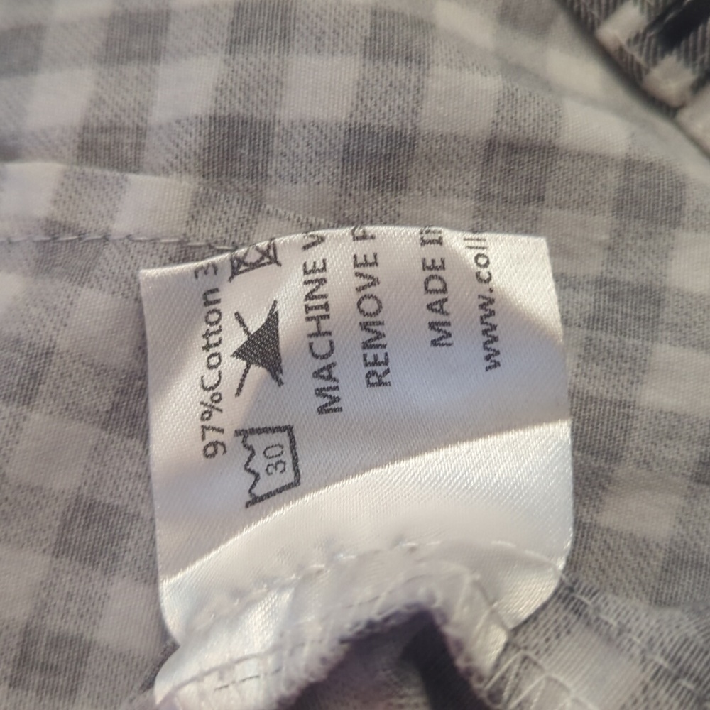 Collectif Plaid Gingham Black and White High Waisted Ankle Pants - Short Inseam - Picture 6 of 7